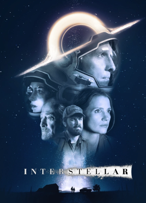 Póster de Interstellar - 2014, película de Christopher Nolan sobre viajes espaciales